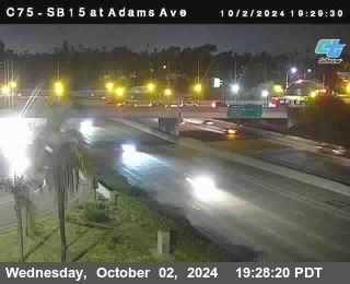 SB 15 at Adams Ave (On Ramp)