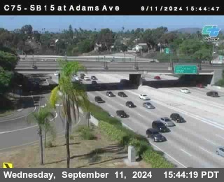 SB 15 at Adams Ave (On Ramp)