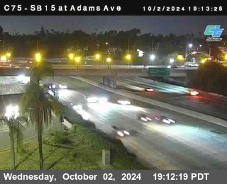 SB 15 at Adams Ave (On Ramp)