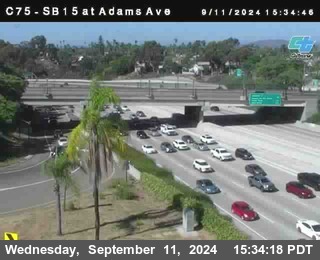 SB 15 at Adams Ave (On Ramp)