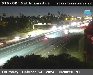 SB 15 at Adams Ave (On Ramp)