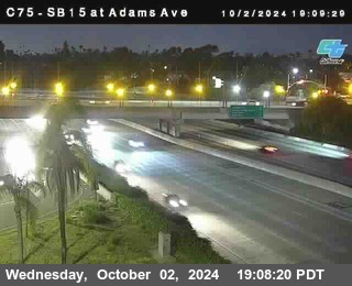 SB 15 at Adams Ave (On Ramp)