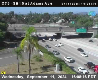 SB 15 at Adams Ave (On Ramp)