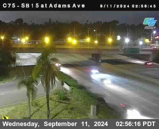 SB 15 at Adams Ave (On Ramp)