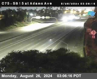 SB 15 at Adams Ave (On Ramp)