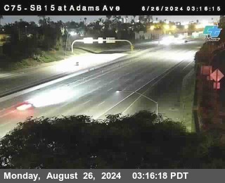 SB 15 at Adams Ave (On Ramp)