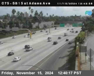 SB 15 at Adams Ave (On Ramp)