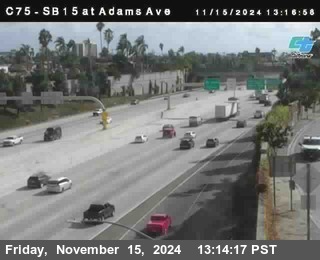 SB 15 at Adams Ave (On Ramp)