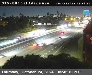 SB 15 at Adams Ave (On Ramp)