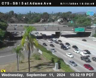 SB 15 at Adams Ave (On Ramp)