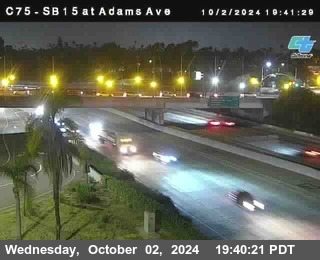 SB 15 at Adams Ave (On Ramp)