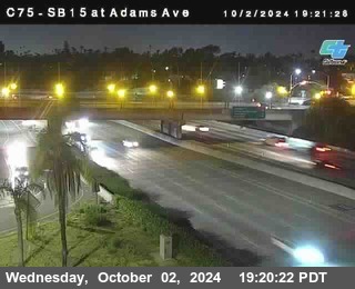 SB 15 at Adams Ave (On Ramp)