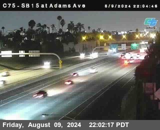 SB 15 at Adams Ave (On Ramp)