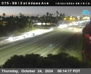 SB 15 at Adams Ave (On Ramp)