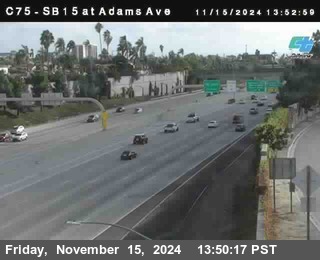 SB 15 at Adams Ave (On Ramp)