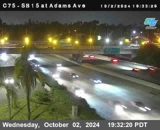 SB 15 at Adams Ave (On Ramp)