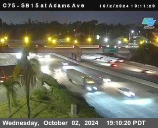 SB 15 at Adams Ave (On Ramp)