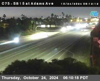 SB 15 at Adams Ave (On Ramp)