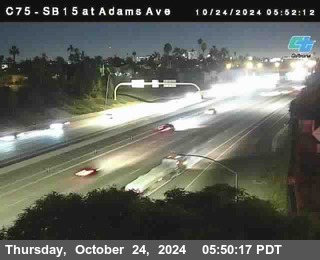 SB 15 at Adams Ave (On Ramp)