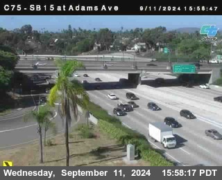 SB 15 at Adams Ave (On Ramp)