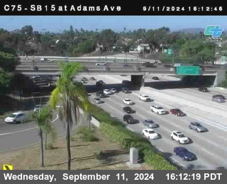 SB 15 at Adams Ave (On Ramp)