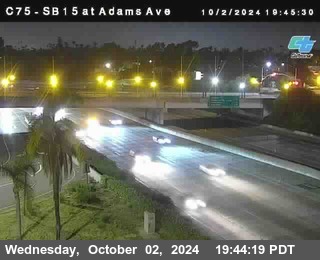 SB 15 at Adams Ave (On Ramp)