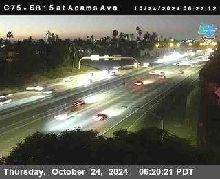 SB 15 at Adams Ave (On Ramp)