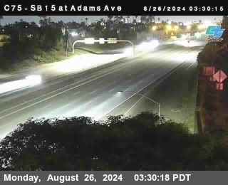 SB 15 at Adams Ave (On Ramp)