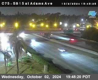 SB 15 at Adams Ave (On Ramp)