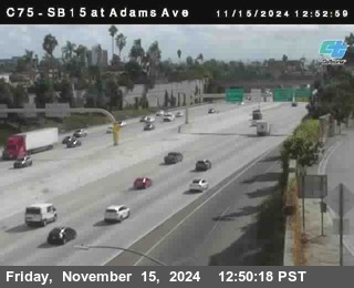 SB 15 at Adams Ave (On Ramp)