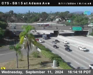 SB 15 at Adams Ave (On Ramp)