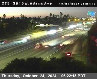 SB 15 at Adams Ave (On Ramp)