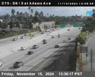 SB 15 at Adams Ave (On Ramp)