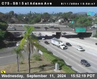 SB 15 at Adams Ave (On Ramp)