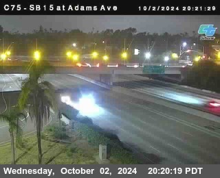 SB 15 at Adams Ave (On Ramp)