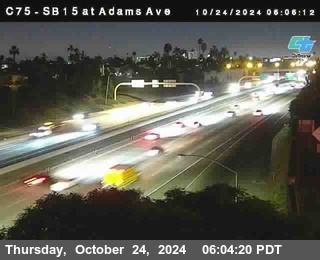 SB 15 at Adams Ave (On Ramp)