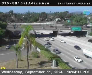 SB 15 at Adams Ave (On Ramp)