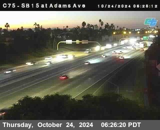 SB 15 at Adams Ave (On Ramp)