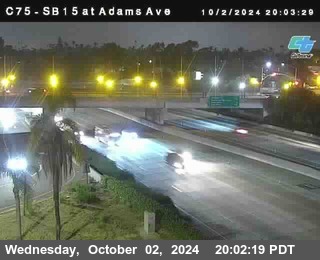 SB 15 at Adams Ave (On Ramp)