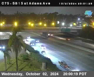 SB 15 at Adams Ave (On Ramp)