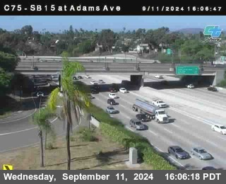 SB 15 at Adams Ave (On Ramp)