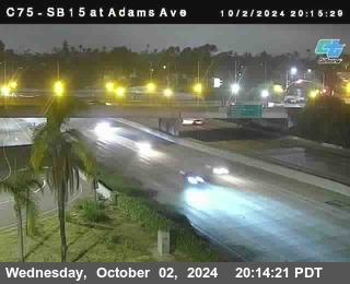 SB 15 at Adams Ave (On Ramp)