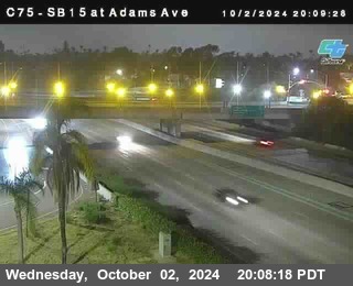 SB 15 at Adams Ave (On Ramp)