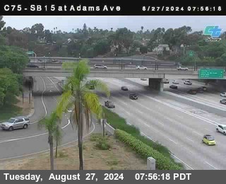 SB 15 at Adams Ave (On Ramp)