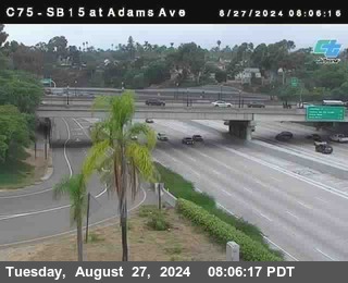 SB 15 at Adams Ave (On Ramp)