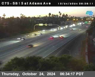 SB 15 at Adams Ave (On Ramp)