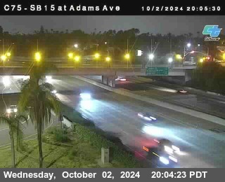 SB 15 at Adams Ave (On Ramp)