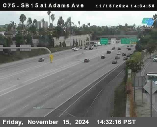 SB 15 at Adams Ave (On Ramp)