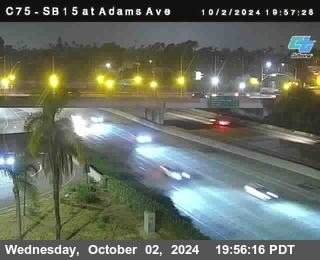 SB 15 at Adams Ave (On Ramp)