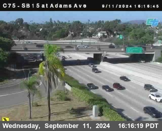 SB 15 at Adams Ave (On Ramp)